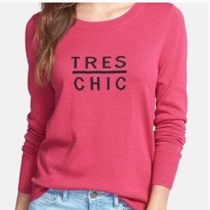 🍁Halogen très chic pink sweater medium so soft!